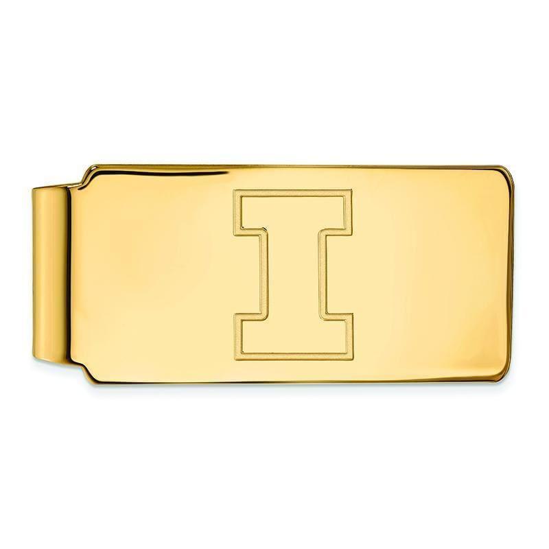 10ky LogoArt University of Illinois Money Clip - Seattle Gold Grillz