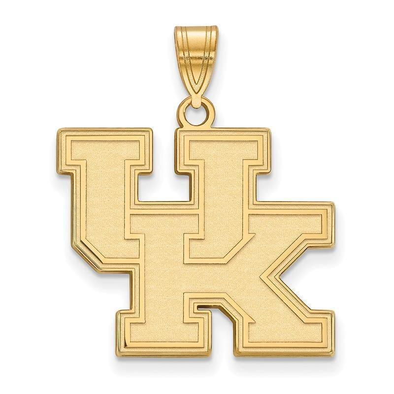 10ky LogoArt University of Kentucky Large Pendant - Seattle Gold Grillz