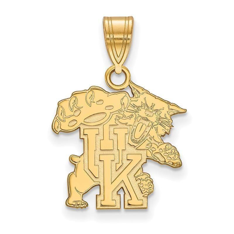 10ky LogoArt University of Kentucky Medium Pendant - Seattle Gold Grillz