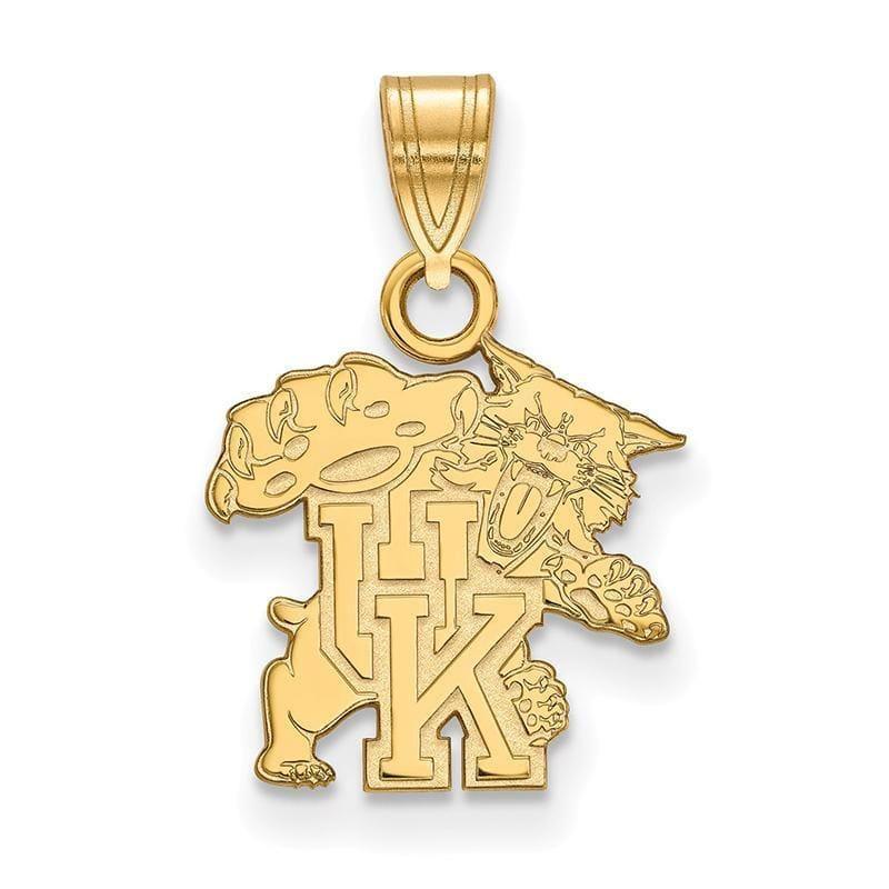 10ky LogoArt University of Kentucky Small Pendant - Seattle Gold Grillz