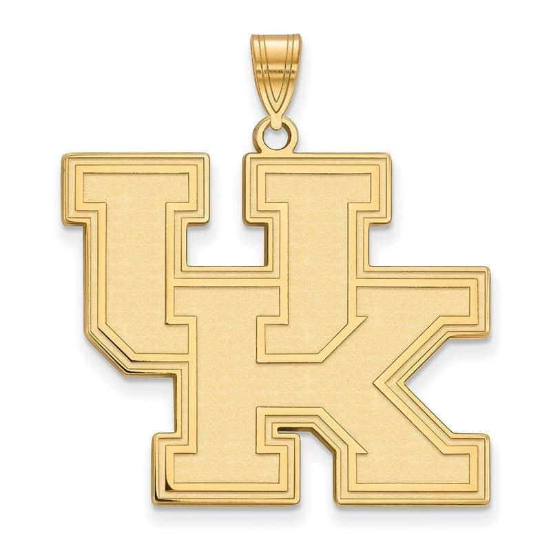 10ky LogoArt University of Kentucky XL Pendant - Seattle Gold Grillz