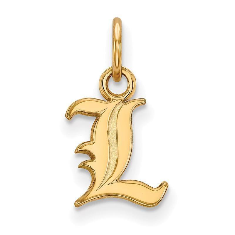 10ky LogoArt University of Louisville XS Pendant - Seattle Gold Grillz