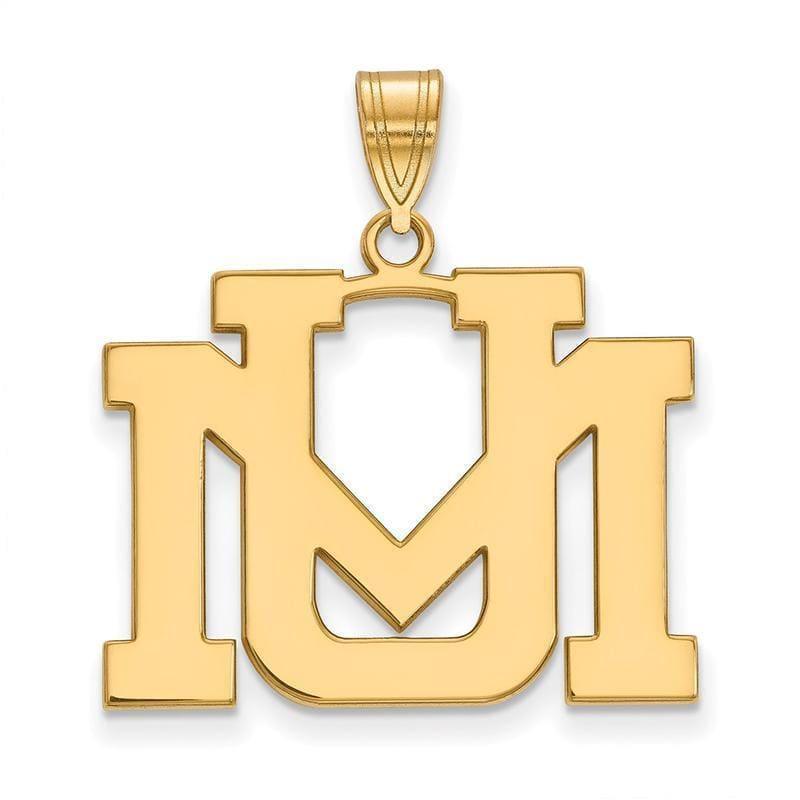 10ky LogoArt University of Montana Large Pendant - Seattle Gold Grillz