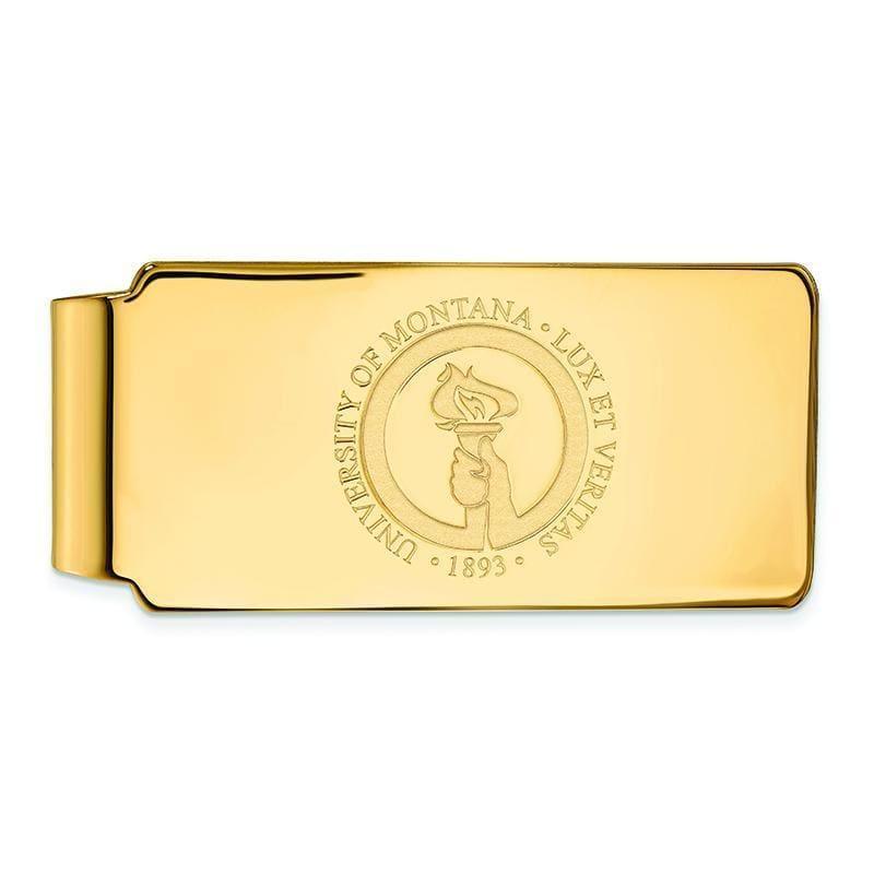 10ky LogoArt University of Montana Money Clip Crest - Seattle Gold Grillz
