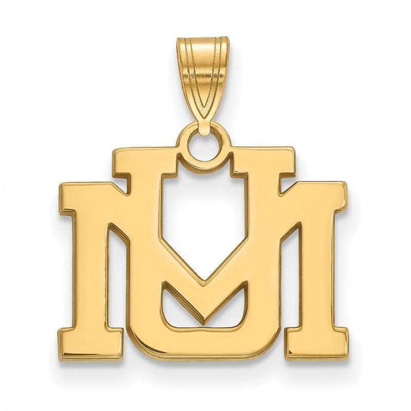 10ky LogoArt University of Montana Small Pendant - Seattle Gold Grillz