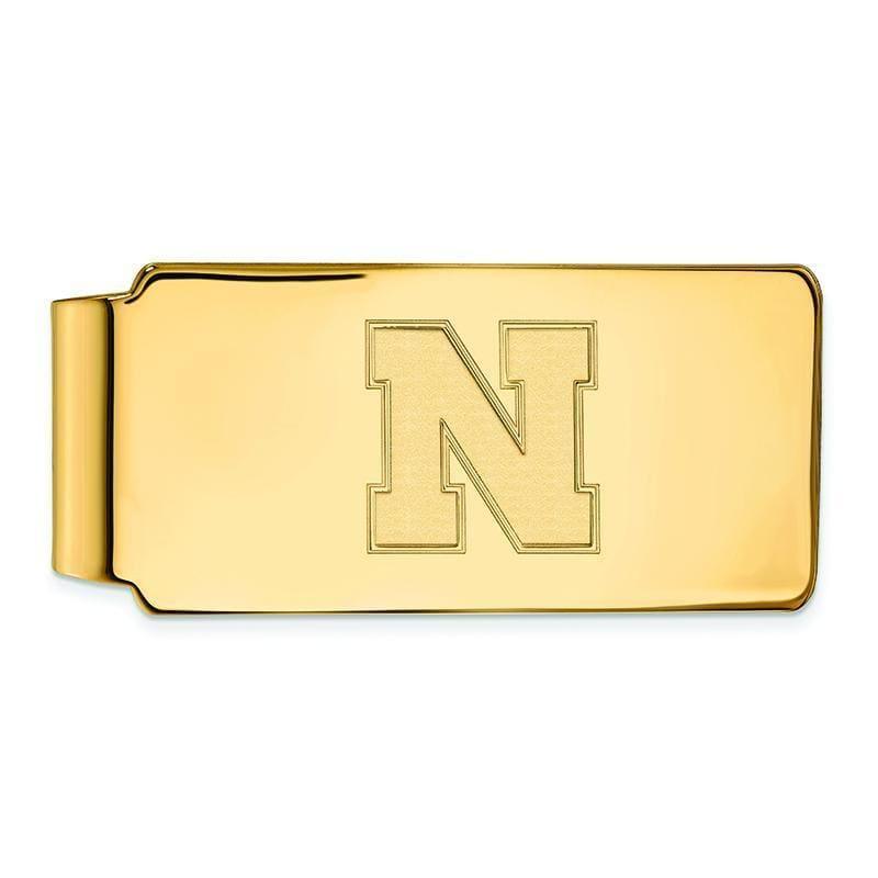 10ky LogoArt University of Nebraska Money Clip - Seattle Gold Grillz