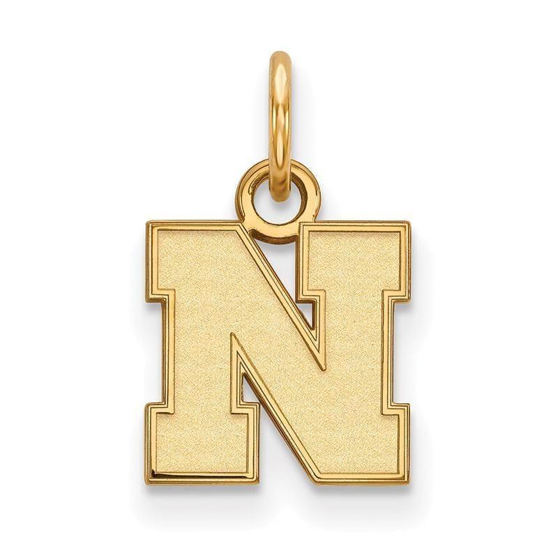 10ky LogoArt University of Nebraska XS Pendant - Seattle Gold Grillz
