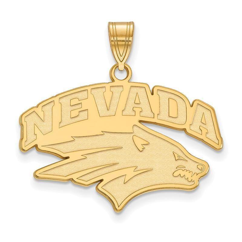 10ky LogoArt University of Nevada Large Pendant - Seattle Gold Grillz
