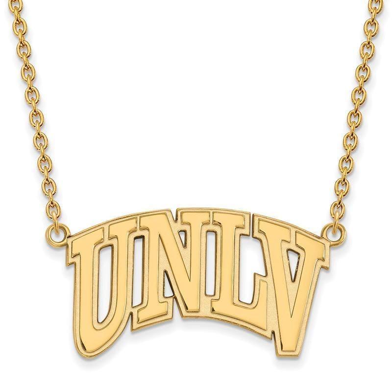 10ky LogoArt University of Nevada Las Vegas Large Pendant w-Necklace - Seattle Gold Grillz