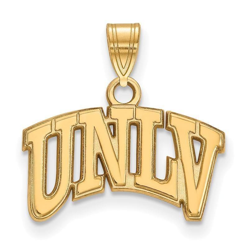 10ky LogoArt University of Nevada Las Vegas Small Pendant - Seattle Gold Grillz