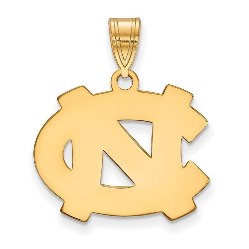 10ky LogoArt University of North Carolina Medium Pendant - Seattle Gold Grillz