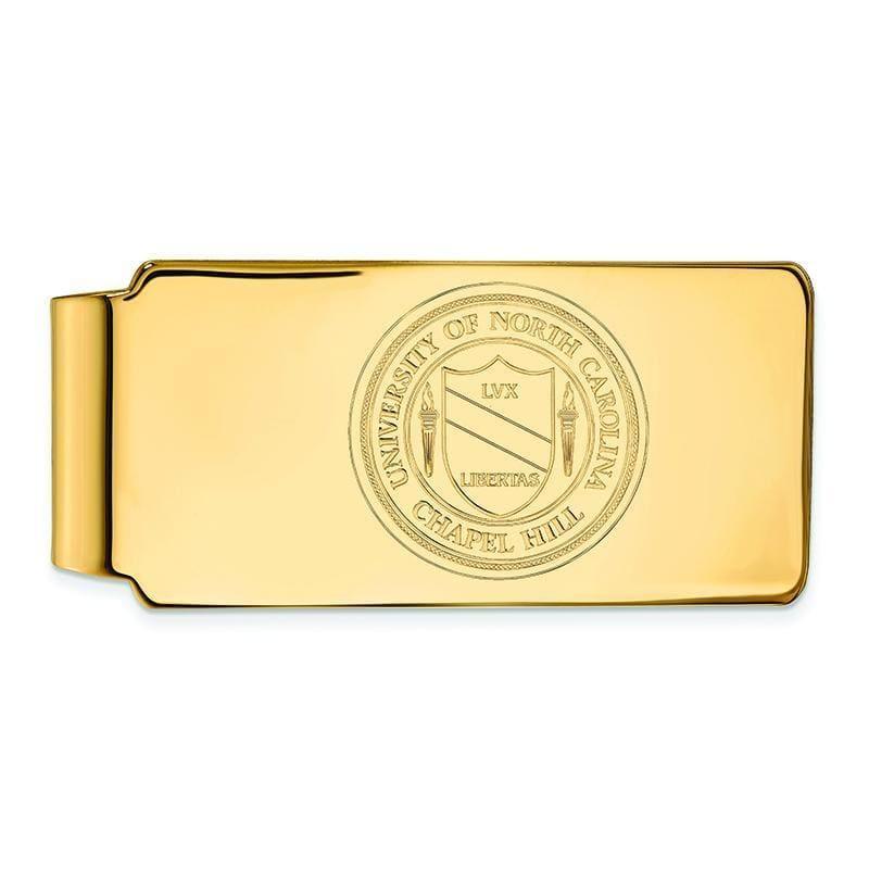 10ky LogoArt University of North Carolina Money Clip Crest - Seattle Gold Grillz