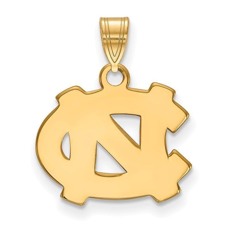 10ky LogoArt University of North Carolina Small Pendant - Seattle Gold Grillz