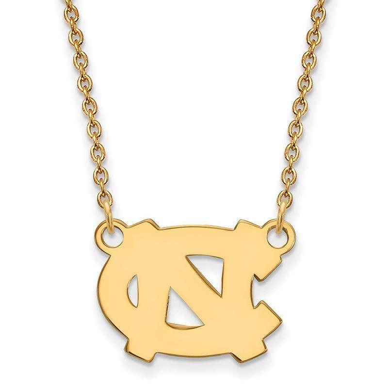 10ky LogoArt University of North Carolina Small Pendant w-Necklace - Seattle Gold Grillz