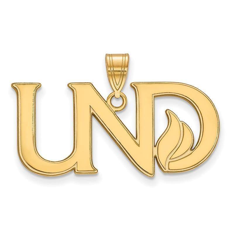10ky LogoArt University of North Dakota Large Pendant - Seattle Gold Grillz
