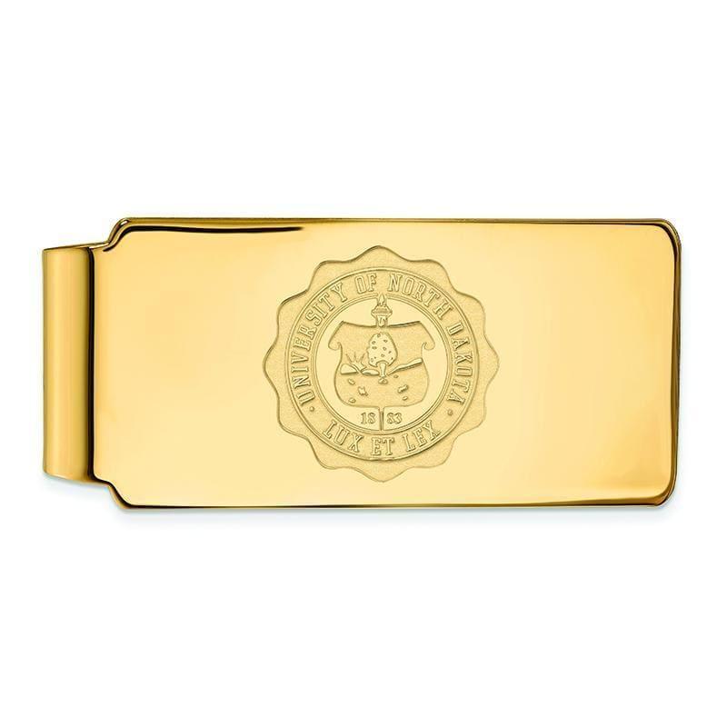 10ky LogoArt University of North Dakota Money Clip Crest - Seattle Gold Grillz