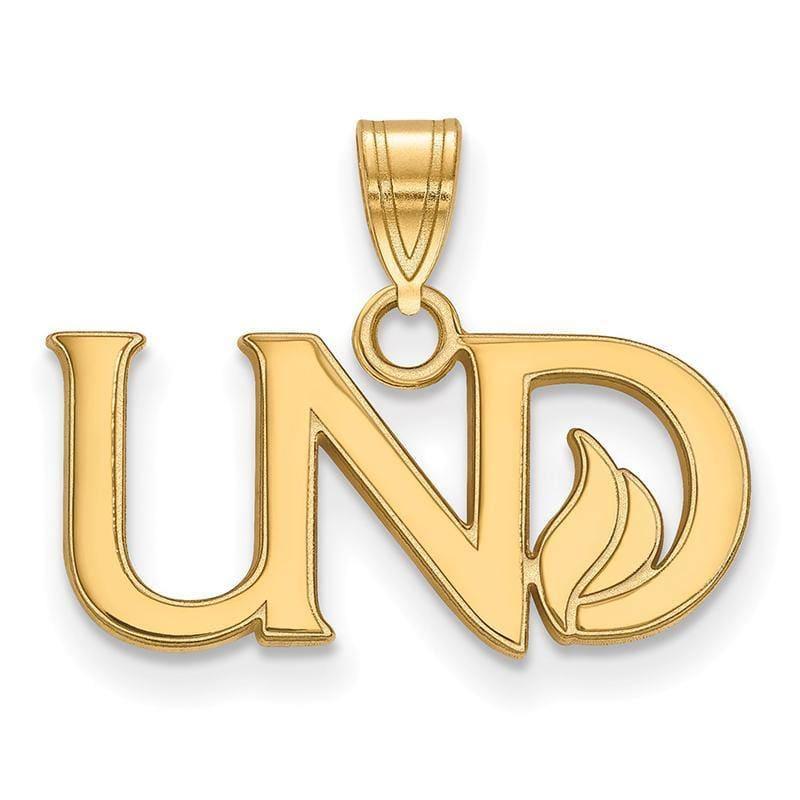 10ky LogoArt University of North Dakota Small Pendant - Seattle Gold Grillz
