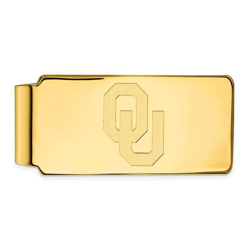 10ky LogoArt University of Oklahoma Money Clip - Seattle Gold Grillz