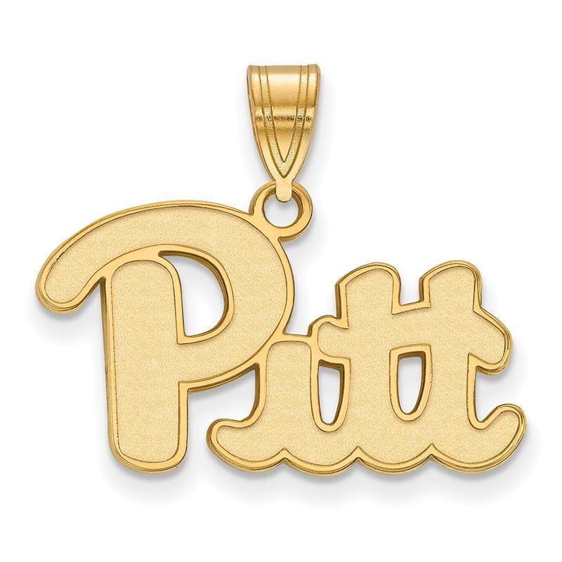10ky LogoArt University of Pittsburgh Medium Pendant - Seattle Gold Grillz