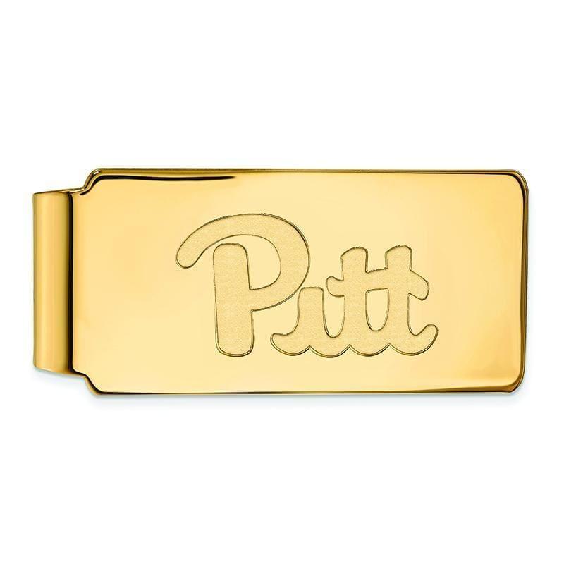 10ky LogoArt University of Pittsburgh Money Clip - Seattle Gold Grillz