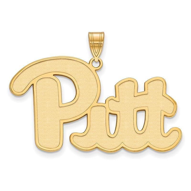 10ky LogoArt University of Pittsburgh XL Pendant - Seattle Gold Grillz