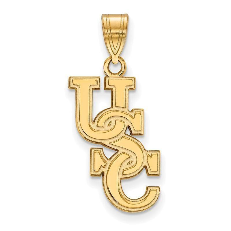 10ky LogoArt University of South Carolina Large Pendant - Seattle Gold Grillz