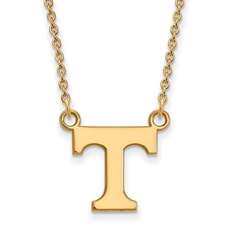 10ky LogoArt University of Tennessee Small Pendant w-Necklace - Seattle Gold Grillz