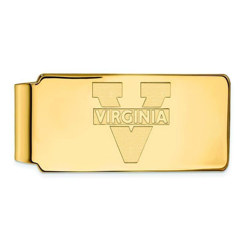 10ky LogoArt University of Virginia Money Clip - Seattle Gold Grillz