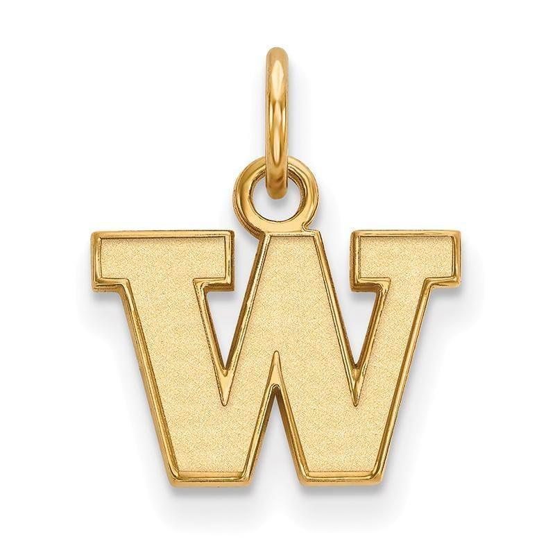 10ky LogoArt University of Washington XS Pendant - Seattle Gold Grillz