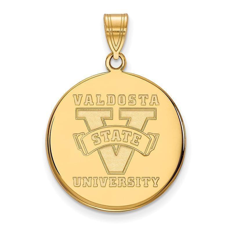 10ky LogoArt Valdosta State University Large Disc Pendant - Seattle Gold Grillz