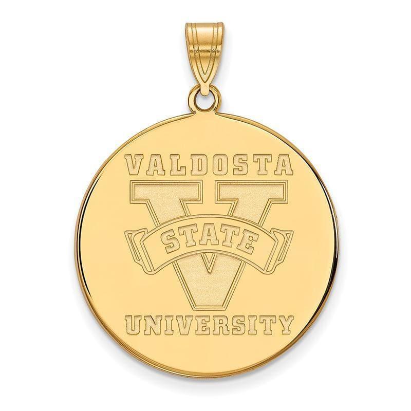 10ky LogoArt Valdosta State University XL Disc Pendant - Seattle Gold Grillz