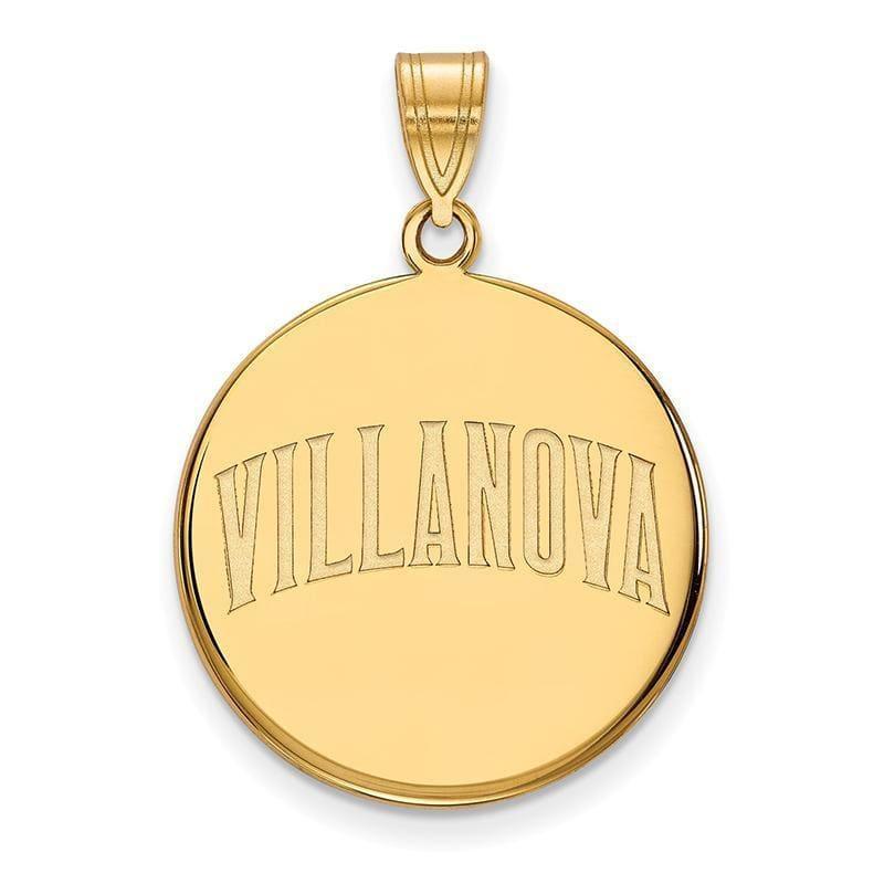 10ky LogoArt Villanova University Large Disc Pendant - Seattle Gold Grillz