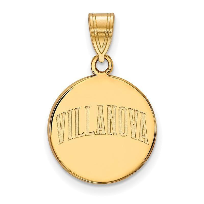 10ky LogoArt Villanova University Medium Disc Pendant - Seattle Gold Grillz