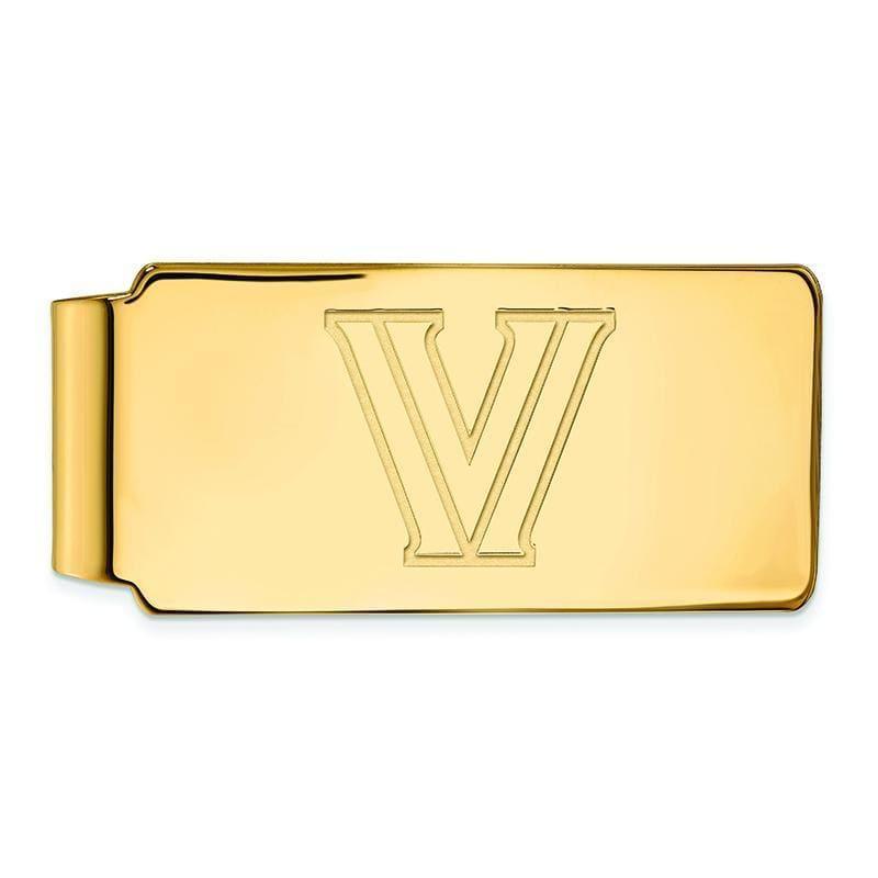 10ky LogoArt Villanova University Money Clip - Seattle Gold Grillz