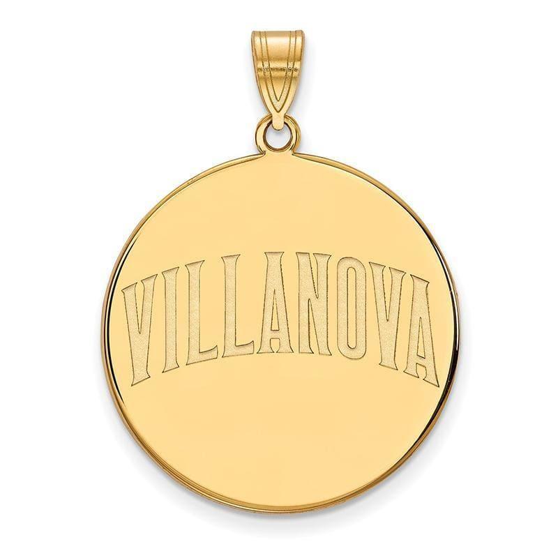 10ky LogoArt Villanova University XL Disc Pendant - Seattle Gold Grillz