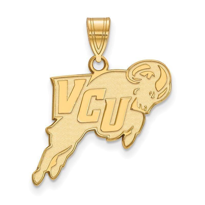 10ky LogoArt Virginia Commonwealth University Large Pendant - Seattle Gold Grillz