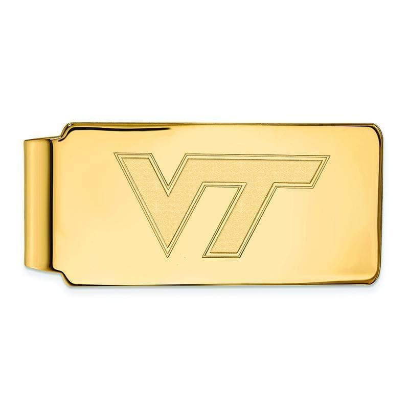 10ky LogoArt Virginia Tech Money Clip - Seattle Gold Grillz