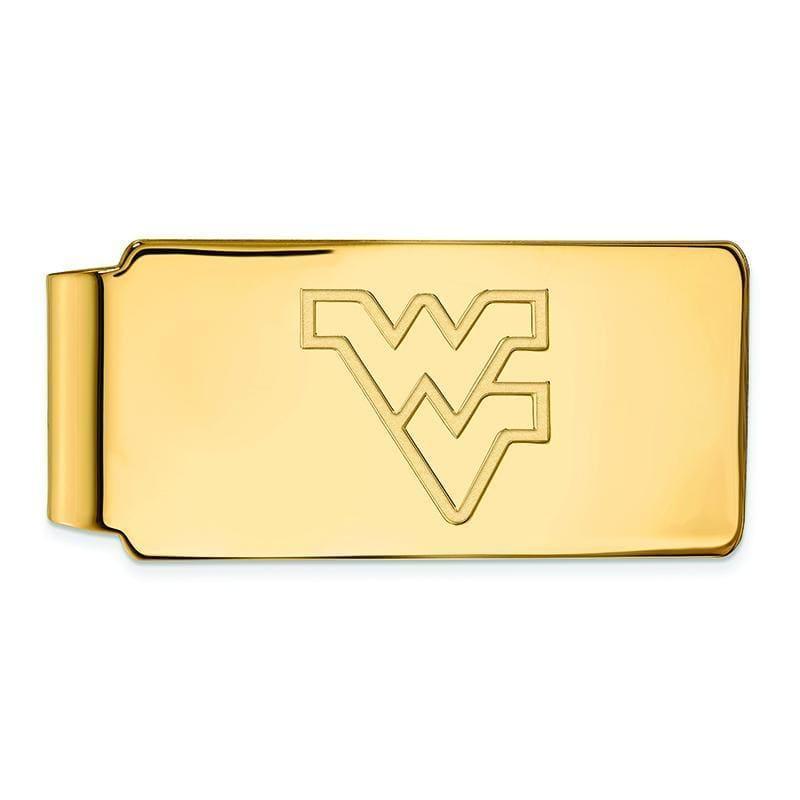 10ky LogoArt West Virginia University Money Clip - Seattle Gold Grillz