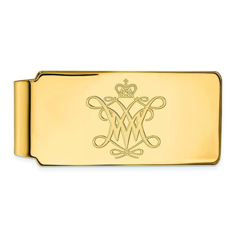 10ky LogoArt William And Mary Money Clip - Seattle Gold Grillz