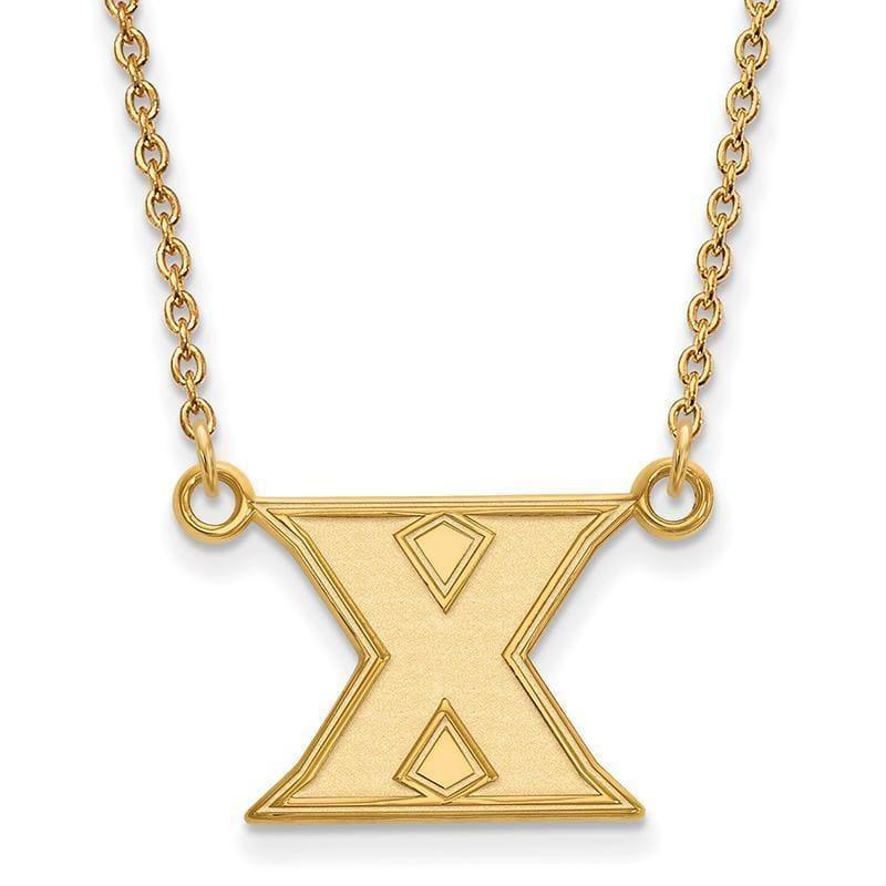 10ky LogoArt Xavier University Small Pendant w-Necklace - Seattle Gold Grillz