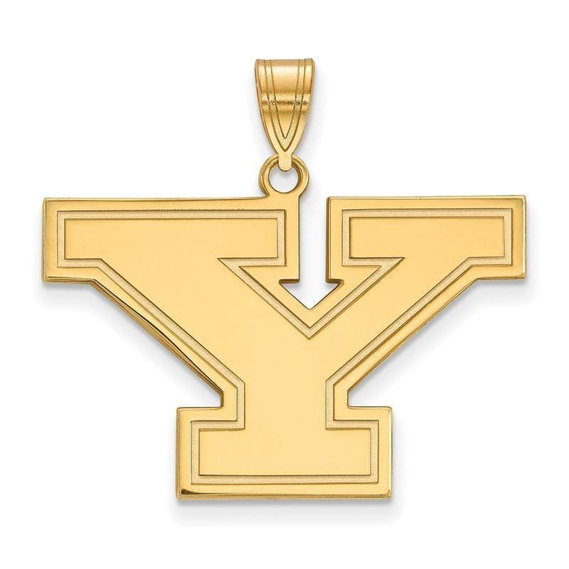 10ky LogoArt Youngstown State University Large Pendant - Seattle Gold Grillz