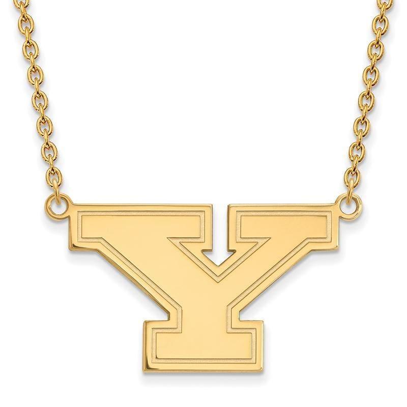 10ky LogoArt Youngstown State University Large Pendant w-Necklace - Seattle Gold Grillz