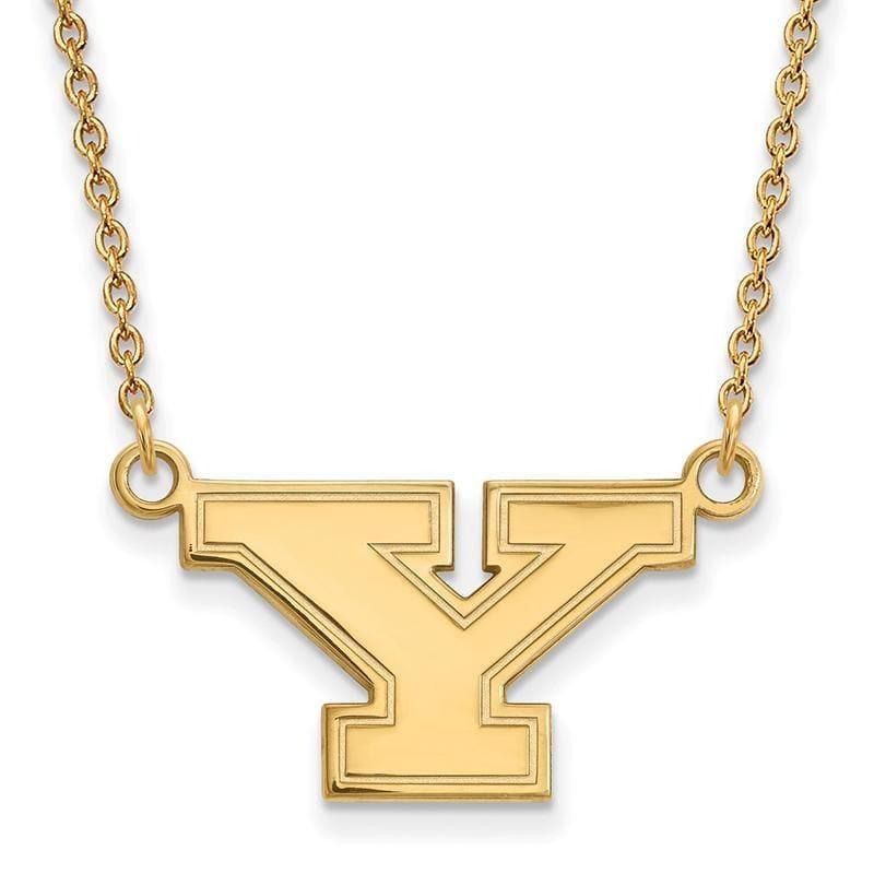 10ky LogoArt Youngstown State University Small Pendant w-Necklace - Seattle Gold Grillz