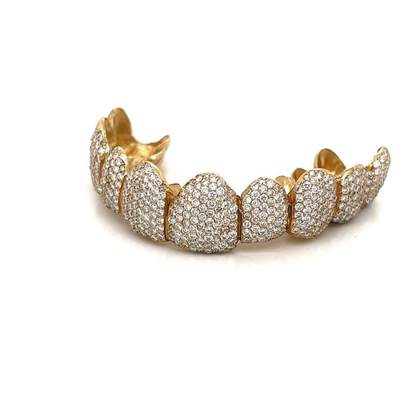 10pc Gold Honeycomb Top Grillz - Seattle Gold Grillz