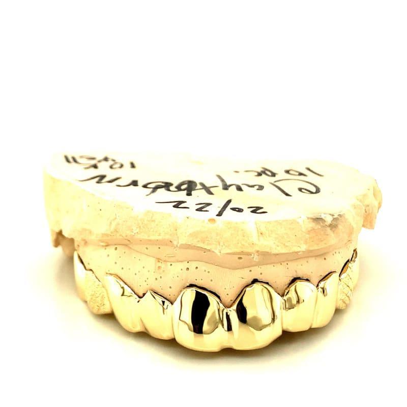 10pc Gold Snowflake Grillz - Seattle Gold Grillz
