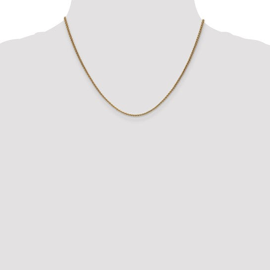 14k 2.8mm Spiga Chain