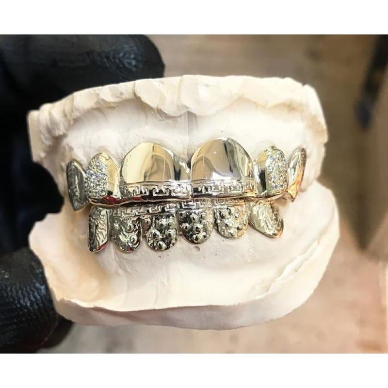 12pc Gold Brand Name Grillz - Seattle Gold Grillz