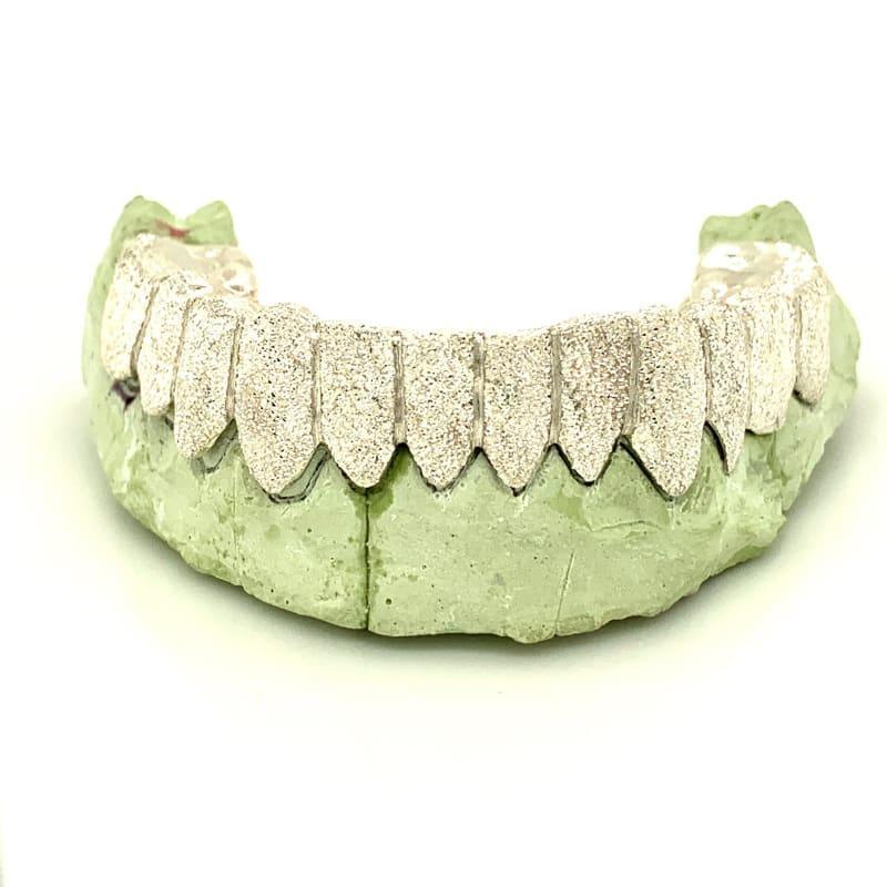 12pc SS Diamond Dust Bottom Grillz - Seattle Gold Grillz