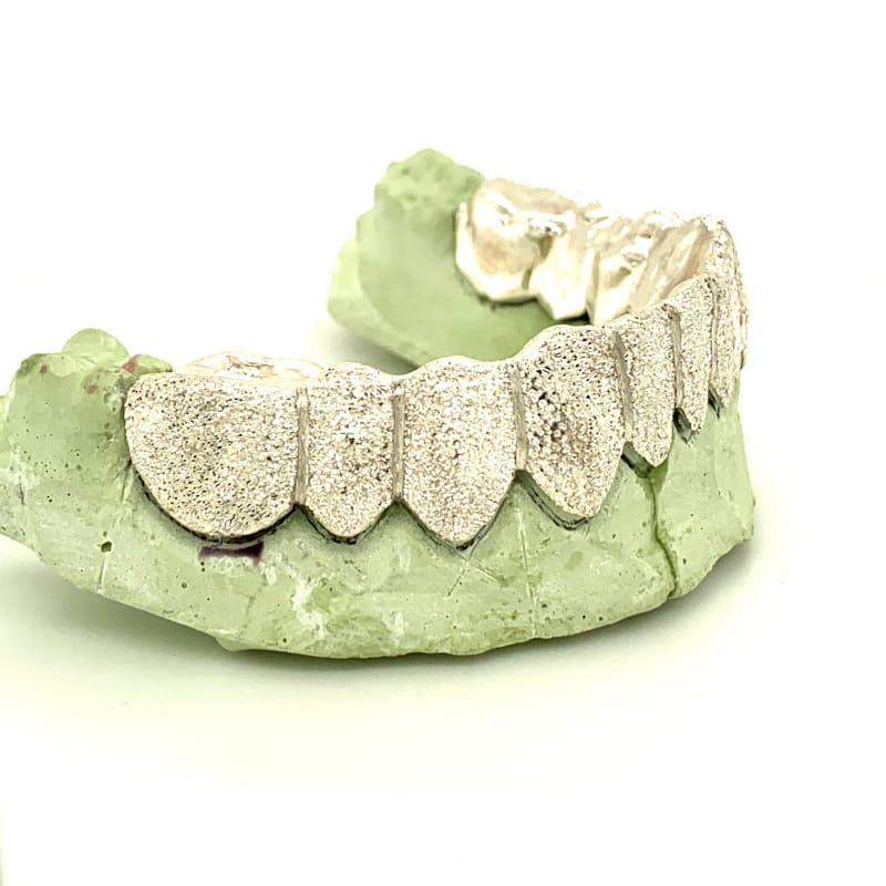 12pc SS Diamond Dust Bottom Grillz - Seattle Gold Grillz