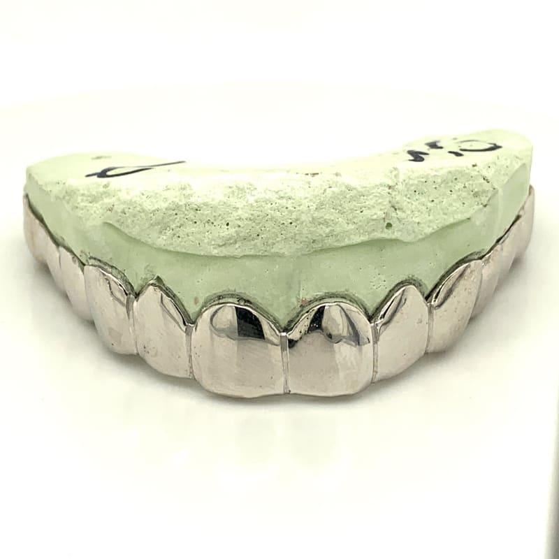 12pc Sterling Silver Top Grillz - Seattle Gold Grillz